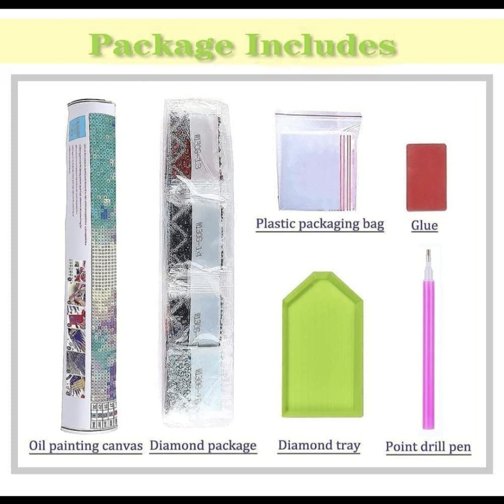 Neon Lightning Storm 5D Diamond Painting Kit New - Picture 5 of 6